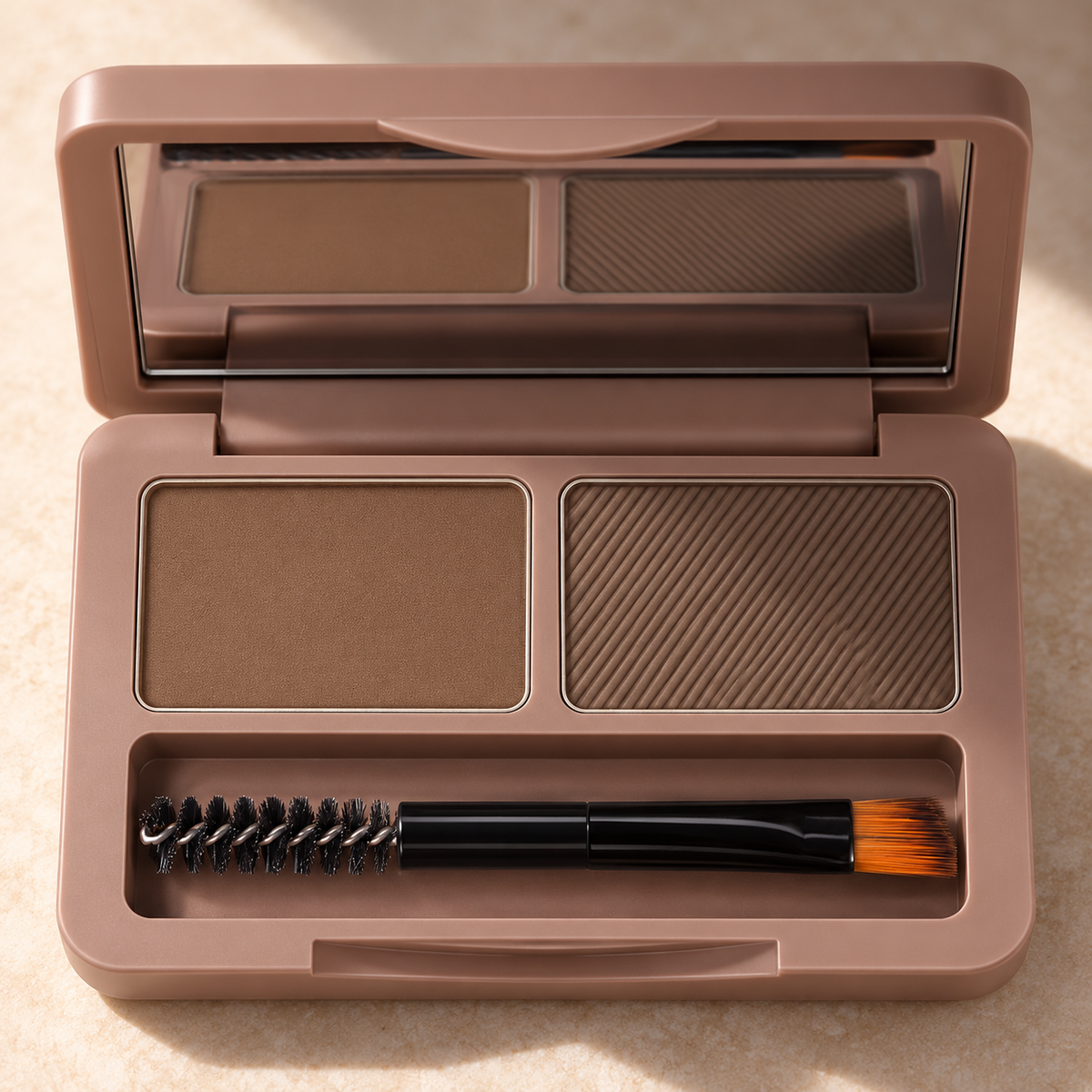 🤎 Eyebrow Powder | Dual-Shade Compact | Everyday Beauty Gift | Naturally Defined Brows