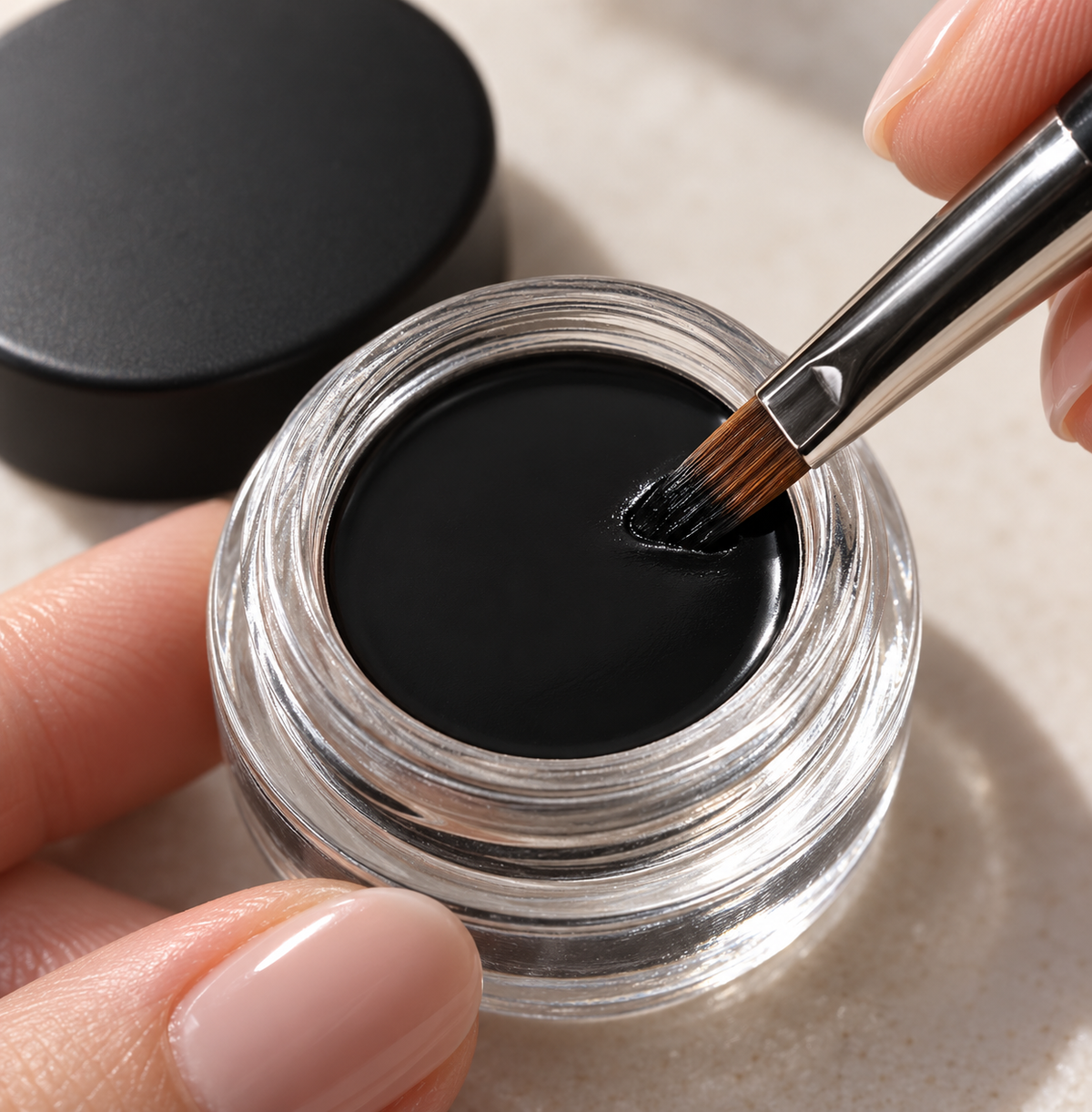 🖤 Eyeliner Gel | Precision Brush | Bold Eyes | Defined Finish