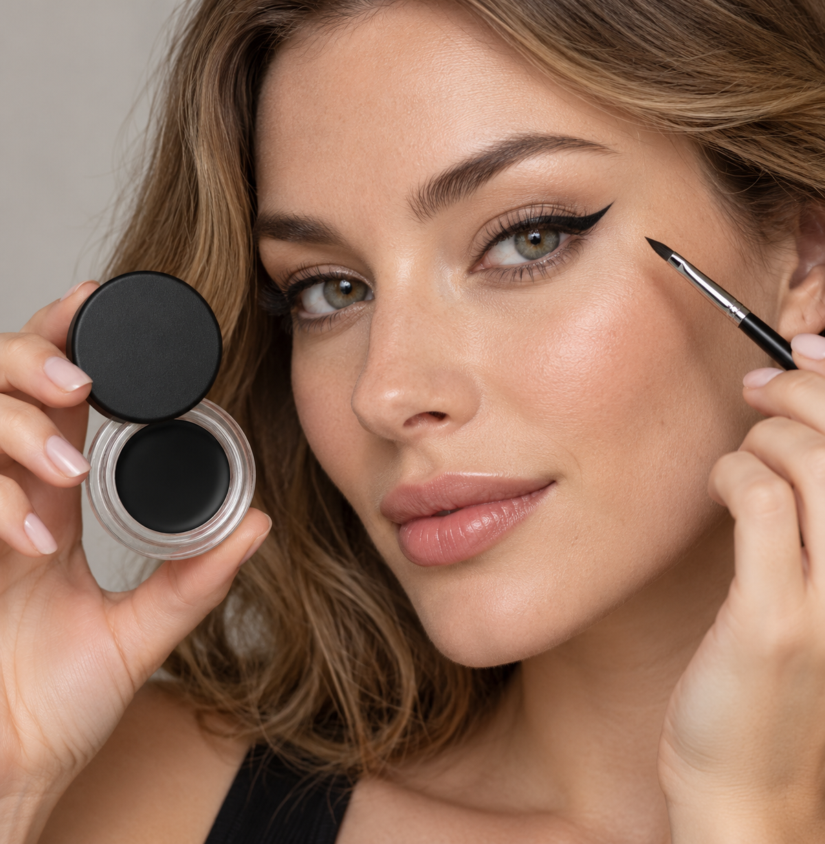🖤 Eyeliner Gel | Precision Brush | Bold Eyes | Defined Finish