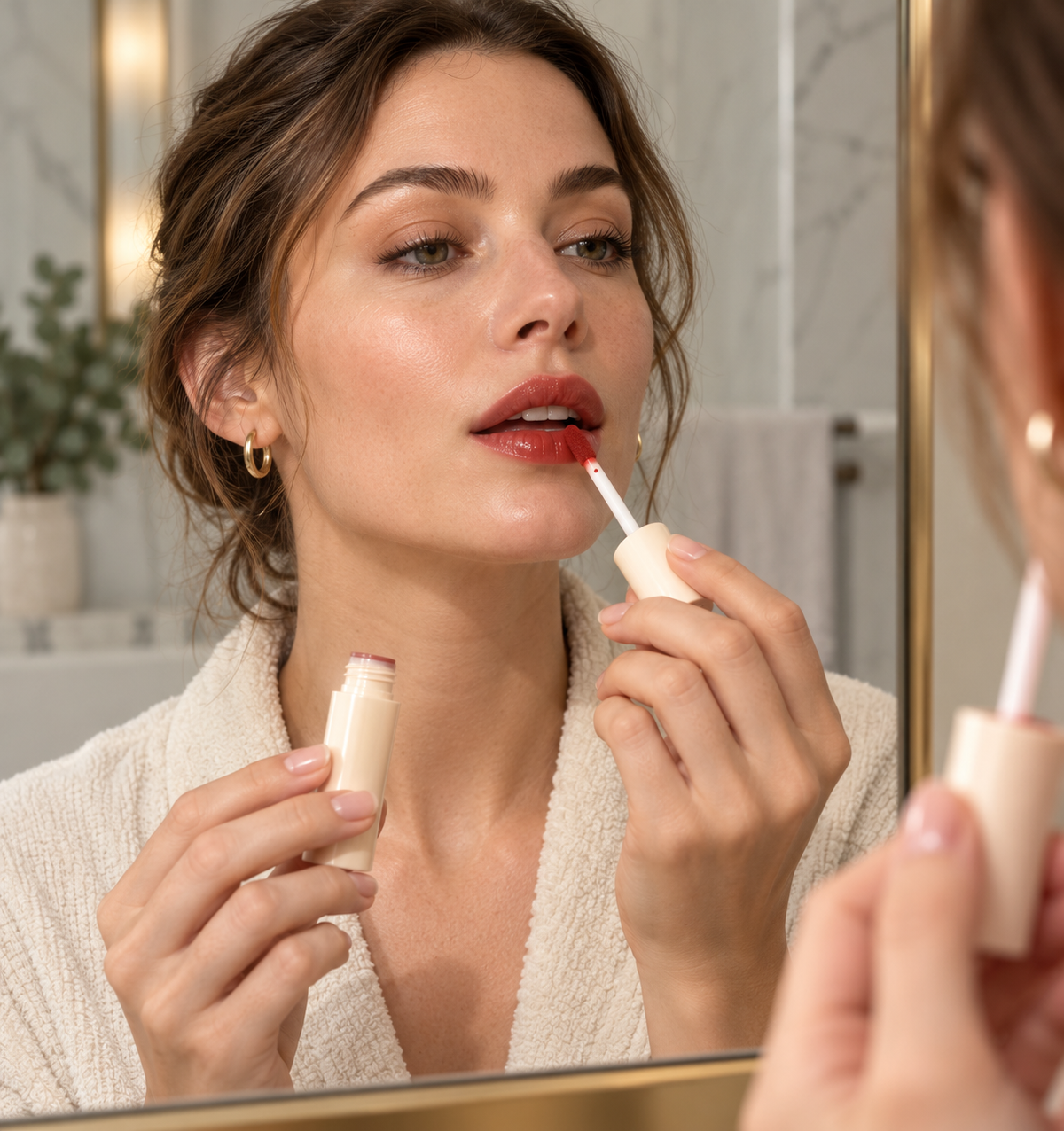 💋 Lip Tint | Creamy Color | Date-Ready | Vivid Red Finish