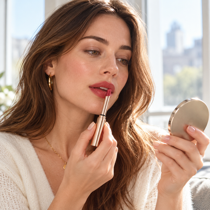 💄 Matte Lipstick | Velvety Color | Daily Beauty Gift | Elegant Rose Finish