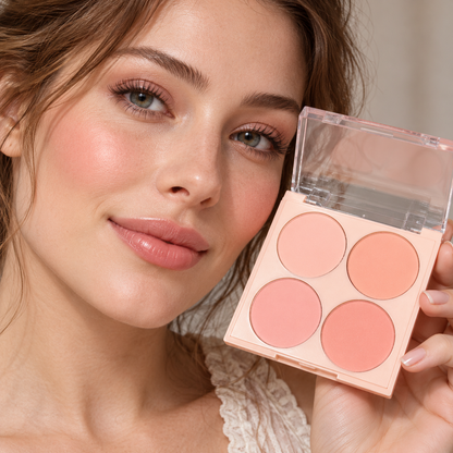 🌸 Blush Palette | Powder Texture | Beauty Gifts | Peachy Glow